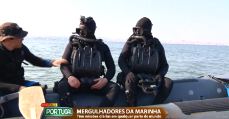 Mergulhadores da marinha: sempre prontos sem saber o que vão fazer